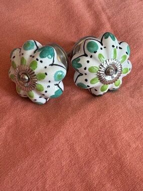 Ceramic Drawer Pulls set of 2